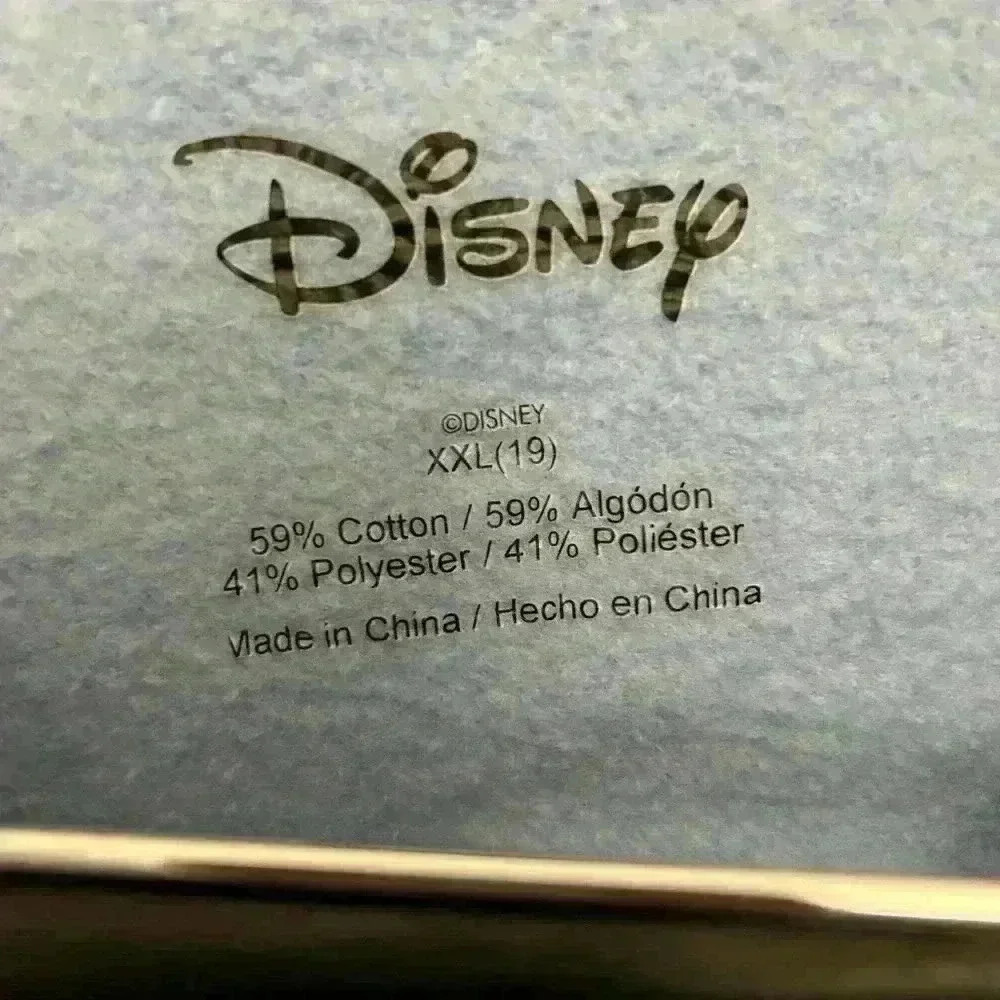 Disney Lilo And Stitch Sweatshirt Blue Ohana Graphic Pullover Kids XXL (19) NWOT - Picture 4 of 5